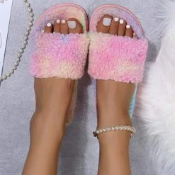 Nuheel® Nuheel Fuzzy Slippers For Women House Shoes Warm Wool House Slippers Slippers & Sandals