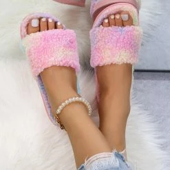 Nuheel® Nuheel Fuzzy Slippers For Women House Shoes Warm Wool House Slippers Slippers & Sandals