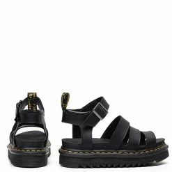 Nuheel Ladies Sandals Blaire Martin Sandals Buckle Open Toe Beach Shoes Platform Leather Fish Mouth Platform Sandals Roman Style Slippers & Sandals