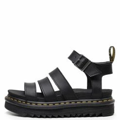 Nuheel Ladies Sandals Blaire Martin Sandals Buckle Open Toe Beach Shoes Platform Leather Fish Mouth Platform Sandals Roman Style Slippers & Sandals