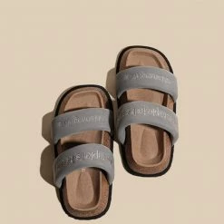 Nuheel® NUHEEL Ladies Sandals New Net Red Design Sense Casual Versatile One-Word Slippers Thick Sole European And American Style Slippers & Sandals