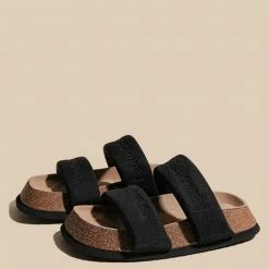 Nuheel® NUHEEL Ladies Sandals New Net Red Design Sense Casual Versatile One-Word Slippers Thick Sole European And American Style Slippers & Sandals