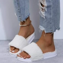 Nuheel® Nuheel Fuzzy Slippers For Women House Shoes Warm Wool House Slippers Slippers & Sandals