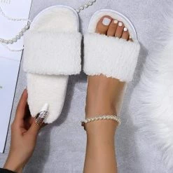 Nuheel® Nuheel Fuzzy Slippers For Women House Shoes Warm Wool House Slippers Slippers & Sandals