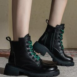 Nuheel® Ankle & Bootie Nuheel Martin Booties For Women Winter Booties Ankle Platform Booties With Lace-up 16 Nuheel® Ankle & Bootie Nuheel Martin Booties For Women Winter Booties Ankle Platform Booties With Lace-up