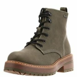 Nuheel® Ankle & Bootie Nuheel Martin Boot For Women Lace-up Boots Flat Heel Platform Ankle Boots