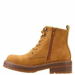 Nuheel® Ankle & Bootie Nuheel Martin Boot For Women Lace-up Boots Flat Heel Platform Ankle Boots