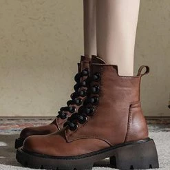 Nuheel® Ankle & Bootie Nuheel Martin Booties For Women Winter Booties Ankle Platform Booties With Lace-up 13 Nuheel® Ankle & Bootie Nuheel Martin Booties For Women Winter Booties Ankle Platform Booties With Lace-up