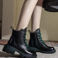 Nuheel® Ankle & Bootie Nuheel Martin Booties For Women Winter Booties Ankle Platform Booties With Lace-up 17 Nuheel® Ankle & Bootie Nuheel Martin Booties For Women Winter Booties Ankle Platform Booties With Lace-up