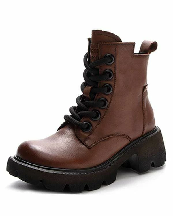 Nuheel® Ankle & Bootie Nuheel Martin Booties For Women Winter Booties Ankle Platform Booties With Lace-up 3 Nuheel® Ankle & Bootie Nuheel Martin Booties For Women Winter Booties Ankle Platform Booties With Lace-up