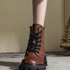 Nuheel® Ankle & Bootie Nuheel Martin Booties For Women Winter Booties Ankle Platform Booties With Lace-up 12 Nuheel® Ankle & Bootie Nuheel Martin Booties For Women Winter Booties Ankle Platform Booties With Lace-up