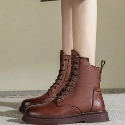 Nuheel® Ankle & Bootie Nuheel Womens Martin Boots Winter Ankle Boots Platform Side Zipper Shorts Boots