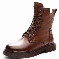 Nuheel® Ankle & Bootie Nuheel Womens Martin Boots Winter Ankle Boots Platform Side Zipper Shorts Boots