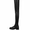 Nuheel® Nuheel Thigh High Boots For Women Elastic Low Thick Heeled Boots