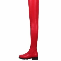 Nuheel® Nuheel Thigh High Boots For Women Elastic Low Thick Heeled Boots