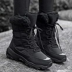 Nuheel® Nuheel High-top Snow Boots Outdoor Casual Mid-tube Platform Boots
