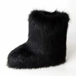 Nuheel® Nuheel Snow Boots Women Mid Calf Boots Fluffy And Warm Fox Fur Booties