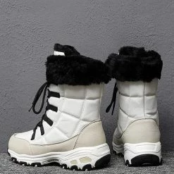 Nuheel® Nuheel High-top Snow Boots Outdoor Casual Mid-tube Platform Boots