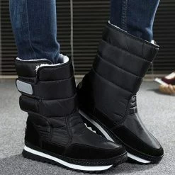 Nuheel® Nuheel Plus Velvet Snow Boots Warm And Thick Cotton Shoes