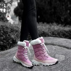 Nuheel® Nuheel High-top Snow Boots Outdoor Casual Mid-tube Platform Boots