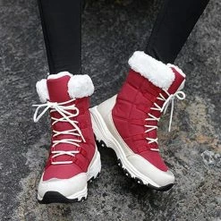 Nuheel® Nuheel High-top Snow Boots Outdoor Casual Mid-tube Platform Boots