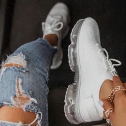 Nuheel® Woman Nuheel Women Air Cushion Fashion Sneakers Breathable Casual Comfortable Lightweight Walking Shoes