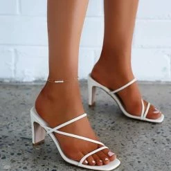 Nuheel® Nuheel Women'S Comfortable And Simple Solid Color Low-Heeled Sandals