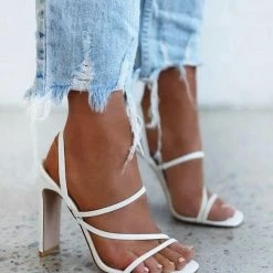 Nuheel® Nuheel Large Size High-heeled Sandals Dress Shoes Woman