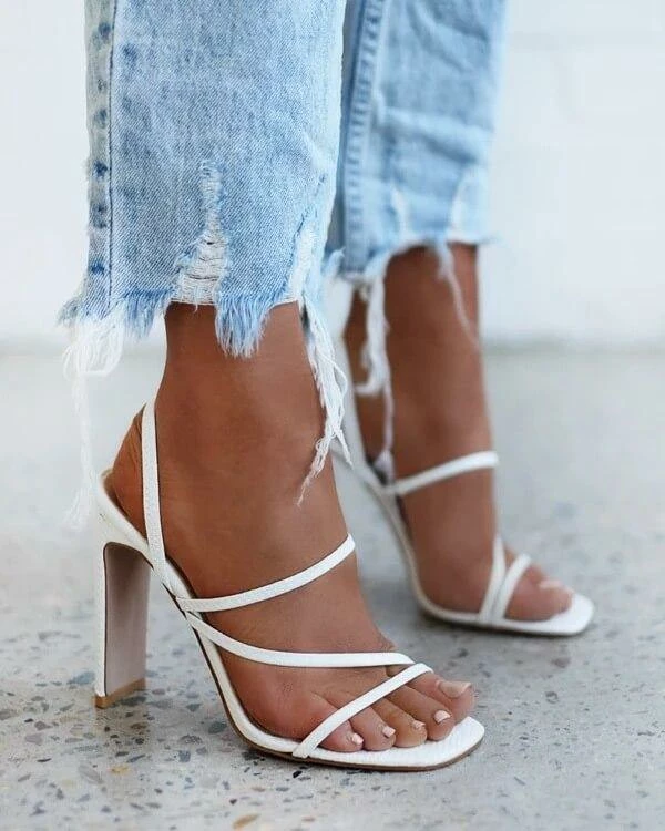 Nuheel® Nuheel Large Size High-heeled Sandals Dress Shoes Woman 4 Nuheel® Nuheel Large Size High-heeled Sandals Dress Shoes Woman