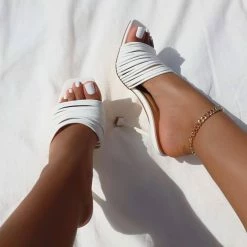 Nuheel® Nuheel Woman'S Stiletto Sandals Square Head Bandage