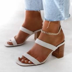 Nuheel® Women'S Thick-Rooted Mid-Root Open-Toed Sandals Woman