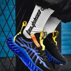 Nuheel® Man Nuheel Men'S Non Slip Blade Type Shoes Knit Walking Shoes Running Shoes