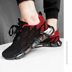 Nuheel® Nuheel Man'S Breathable Running Shoes Non Slip Walking Shoes Knit Shoes