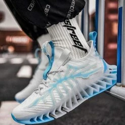 Nuheel® Man Nuheel Men'S Non Slip Blade Type Shoes Knit Walking Shoes Running Shoes