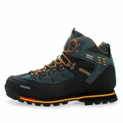 Nuheel® Man Nuheel Men's Hiking Boots Shoes Waterproof Mid Low Top Boot Shoe Shock-Absorbing Casual Outdoor Lightweight