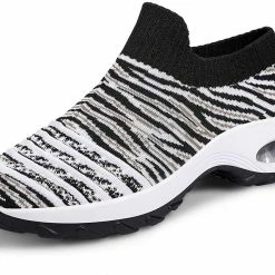 Nuheel® Womens Walking Shoes Sock Sneakers Mesh Platform Air Cushion Sneakers