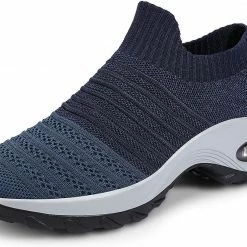 Nuheel® Womens Walking Shoes Sock Sneakers Mesh Platform Air Cushion Sneakers