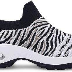 Nuheel® Womens Walking Shoes Sock Sneakers Mesh Platform Air Cushion Sneakers