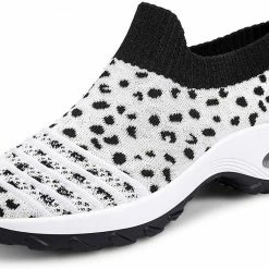 Nuheel® Womens Walking Shoes Sock Sneakers Mesh Platform Air Cushion Sneakers