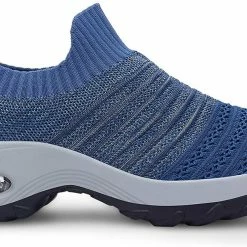 Nuheel® Womens Walking Shoes Sock Sneakers Mesh Platform Air Cushion Sneakers
