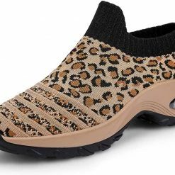 Nuheel® Womens Walking Shoes Sock Sneakers Mesh Platform Air Cushion Sneakers