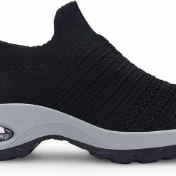 Nuheel® Womens Walking Shoes Sock Sneakers Mesh Platform Air Cushion Sneakers