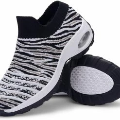 Nuheel® Womens Walking Shoes Sock Sneakers Mesh Platform Air Cushion Sneakers