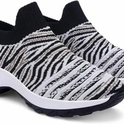 Nuheel® Womens Walking Shoes Sock Sneakers Mesh Platform Air Cushion Sneakers