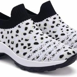 Nuheel® Womens Walking Shoes Sock Sneakers Mesh Platform Air Cushion Sneakers