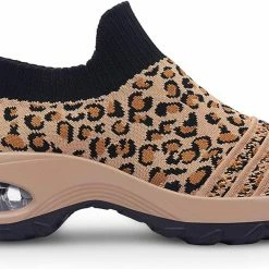 Nuheel® Womens Walking Shoes Sock Sneakers Mesh Platform Air Cushion Sneakers