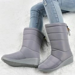 Nuheel® Waterproof Winter Snow Boots Women Tassel Ankle Boots 8 Nuheel® Waterproof Winter Snow Boots Women Tassel Ankle Boots