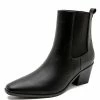 Nuheel® Ankle & Bootie Nuheel PU Ankle Boots Thick Heeled Boots Chelsea Boots For Women Bootie 11