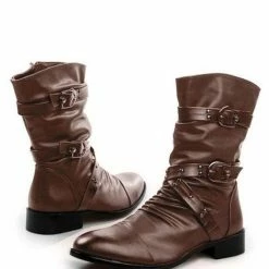 Nuheel® Nuheel Casual Large Size Rivets Ankle Boots Square Root Bootie 13.5 12 Nuheel® Nuheel Casual Large Size Rivets Ankle Boots Square Root Bootie 13.5