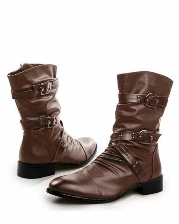 Nuheel® Nuheel Casual Large Size Rivets Ankle Boots Square Root Bootie 13.5 7 Nuheel® Nuheel Casual Large Size Rivets Ankle Boots Square Root Bootie 13.5